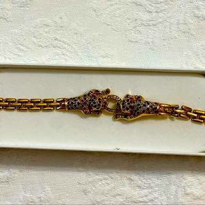 Gold Diamond and Ruby bracelet